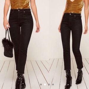 Reformation julia cropped cigarette jeans